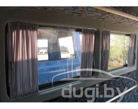 Шторки салонные для Volkswagen LT длинная база (серые) Шторки салонные для Volkswagen LT длинная база (серые)